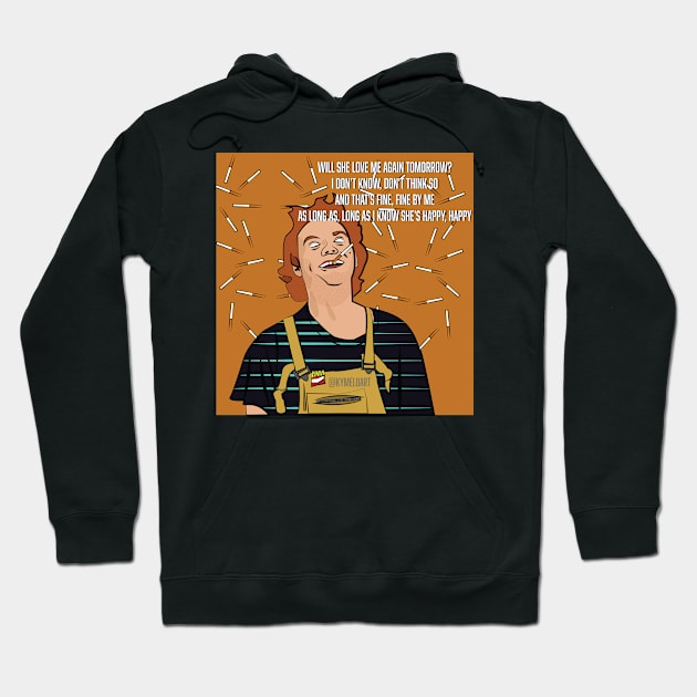 Mac Demarco: Without Me Hoodie by kymeloart